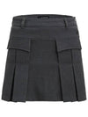 Pocket H-Line Skirt IPL3WCU694 MG - IJP DESIGN - BALAAN 3