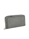 Falabella zipper long wallet gray - STELLA MCCARTNEY - BALAAN 4