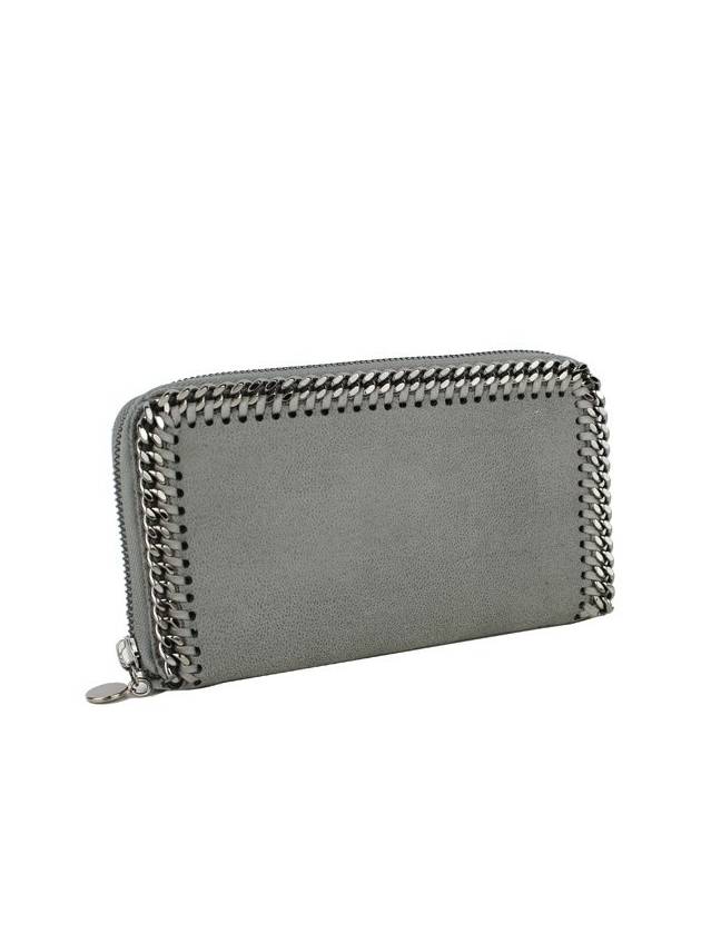 Falabella zipper long wallet gray - STELLA MCCARTNEY - BALAAN 4