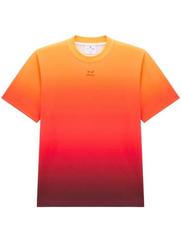 Short Sleeve T-Shirt 523JTS083JS0071 I003 GRADIENT SUNSET - COURREGES - BALAAN 2