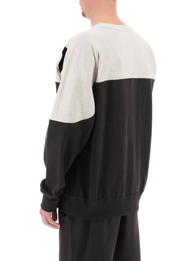 Howley Logo Crew Neck Sweatshirt Faded Black - ISABEL MARANT - BALAAN 4