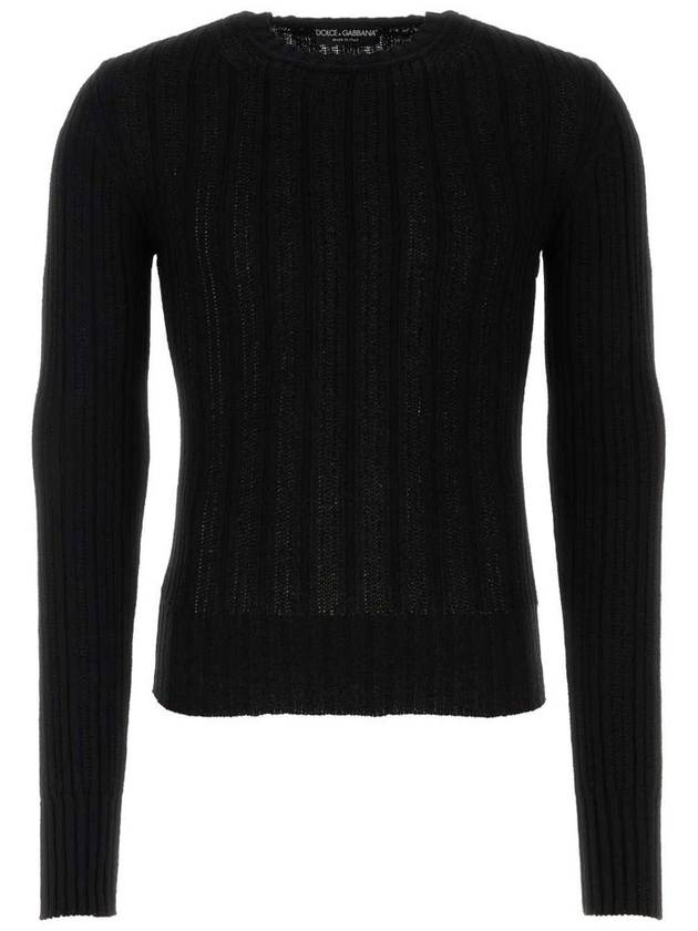 TECHINICAL Ribbed Cotton Pullover GXN49T JEMJ4N0000 B0010431843 - DOLCE&GABBANA - BALAAN 2