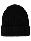 Logo Wool Beanie Black - MONCLER - BALAAN 4