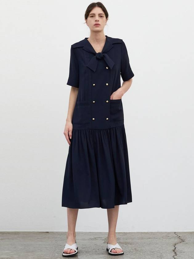 Sailor flare dress_navy - MITTE - BALAAN 4