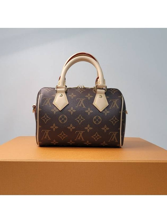 Speedy Bandouli?re 20 Monogram Cross Bag Brown - LOUIS VUITTON - BALAAN.