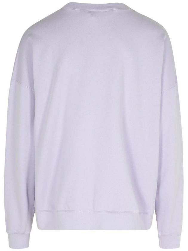 Palm Angels 'Neon' Lilac Cotton Sweatshirt - PALM ANGELS - BALAAN 3