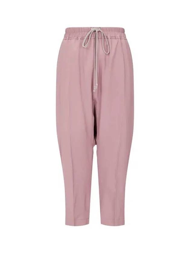 WOMEN Silk Blend Baggy Pants Pink - RICK OWENS - BALAAN 1