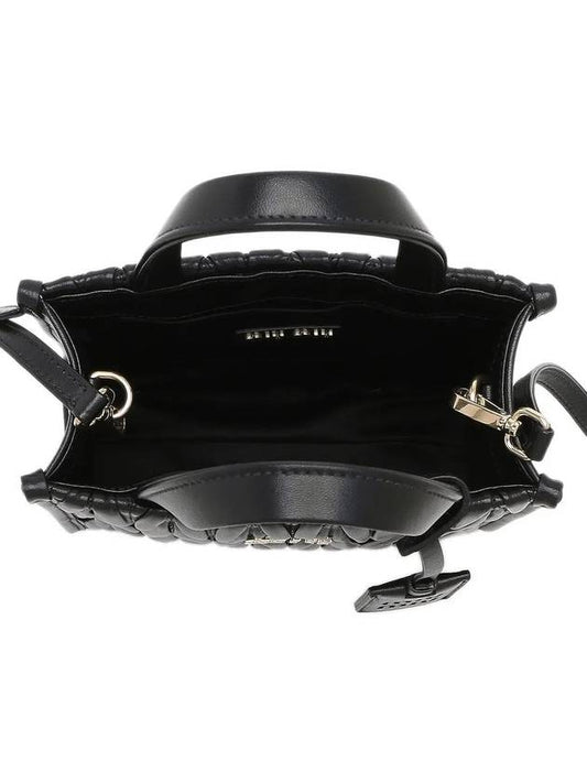 Materasse nappa leather handbag black 5BA277 N88 F0002 - MIU MIU - BALAAN 2