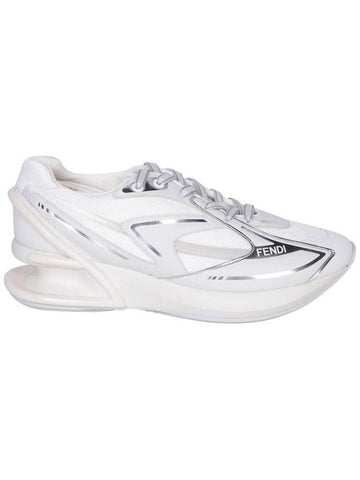 First 1 fabric low-top sneakers white - FENDI - BALAAN 1