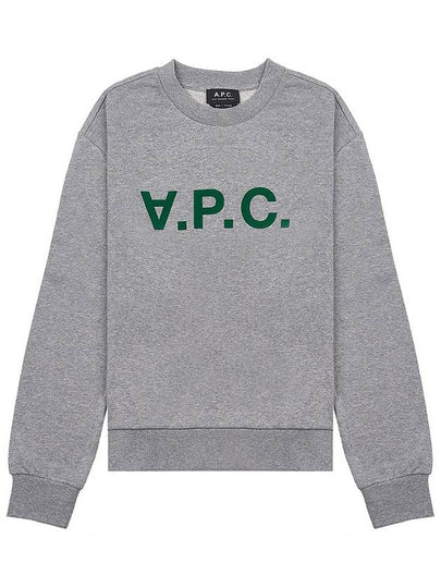 Elisa Logo Print Sweatshirt Grey - A.P.C. - BALAAN 2