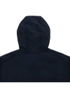 Wappen Patch Cotton Fleece Hoodie Navy - STONE ISLAND - BALAAN 9