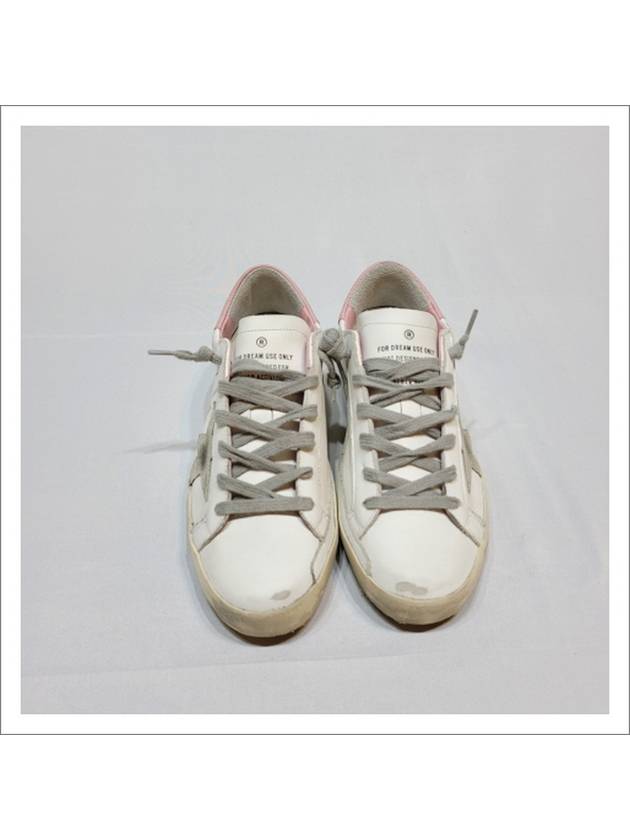 Superstar White Pink Heel Tab Sneakers - GOLDEN GOOSE - BALAAN 5