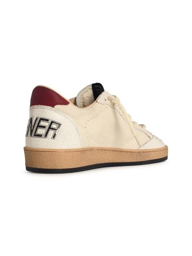 Golden Goose 'Ball Star' White Leather Sneakers - GOLDEN GOOSE - BALAAN 3