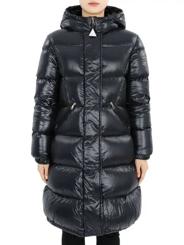 Kids BELLEVUE down long padded jacket black 1C00015 5963V 999 12 14A adult wearable - MONCLER - BALAAN 1