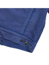 Worker Moleskin Jacket Cobalt Blue - MAISON MARGIELA - BALAAN 10