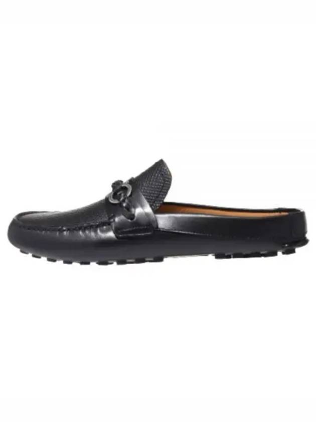 Men's Gancini Driver Bloafer Black - SALVATORE FERRAGAMO - BALAAN 2