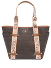 Maeve Large Logo Tote Bag Brown - MICHAEL KORS - BALAAN 1