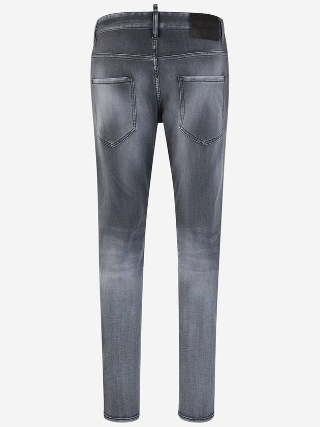 Proper Wash Skater Straight Jeans Grey - DSQUARED2 - BALAAN 3