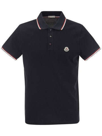 Polo shirt with iconic felt - MONCLER - BALAAN 1