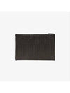 Intrecciato Document Leather Clutch Bag Dark Brown - BOTTEGA VENETA - BALAAN 3