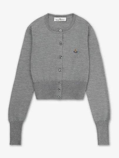 Bea Cropped Cardigan Grey - VIVIENNE WESTWOOD - BALAAN 2