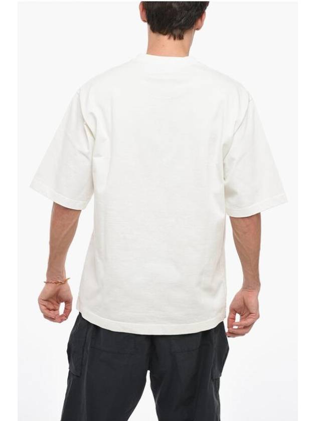 D&G Print Cotton Short Sleeve T-Shirt White - DOLCE&GABBANA - BALAAN 3