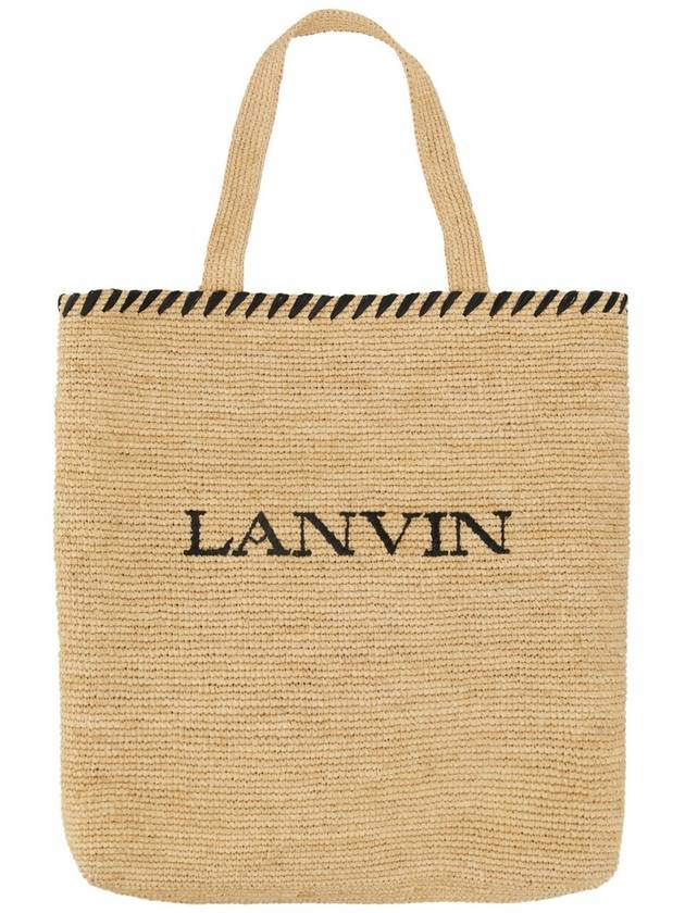 Tote Bag LWBGST00RAF1P24 6510 NATURAL BLACK - LANVIN - BALAAN 2