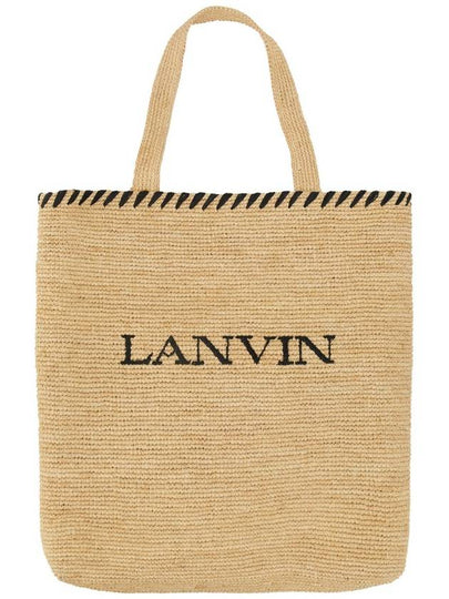 Tote Bag LWBGST00RAF1P24 6510 NATURAL BLACK - LANVIN - BALAAN 2