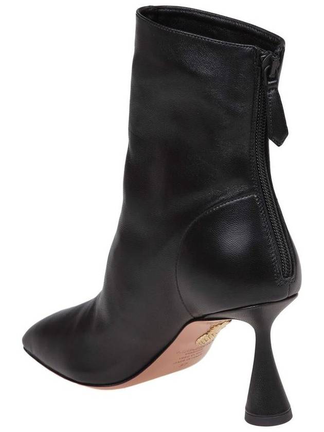 Aquazzura Soft Leather Ankle Boot - AQUAZZURA - BALAAN 4