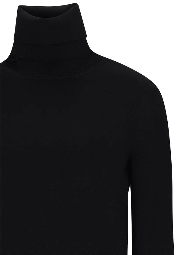 HIGH-NECK RIBBED SWEATER - JIL SANDER - BALAAN 3