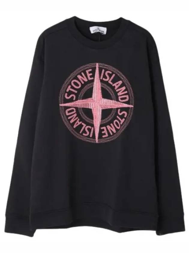 Garment Dying Compass Logo Embroidered Sweatshirt Men - STONE ISLAND - BALAAN 1