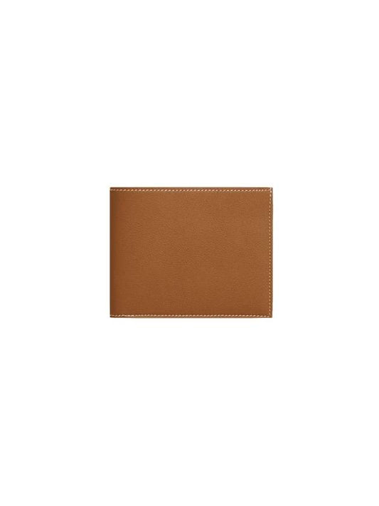 Citizen Twill Compact Half Wallet Brown - HERMES - BALAAN 1