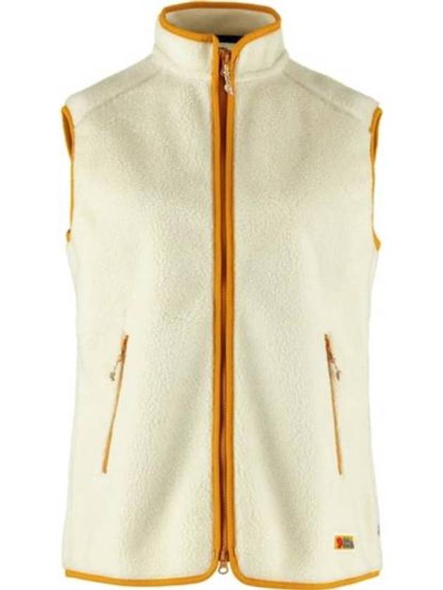 Vardag Pile Fleece Vest Ivory - FJALL RAVEN - BALAAN 2