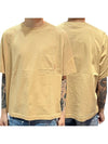 Pink Label Crew Neck Short Sleeve T-Shirt Light Camel - ACNE STUDIOS - BALAAN 2