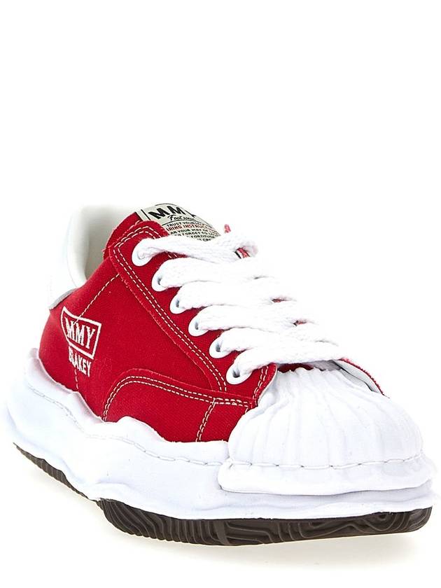 Blakey OG sole canvas low top sneakers red - MAISON MIHARA YASUHIRO - BALAAN 3