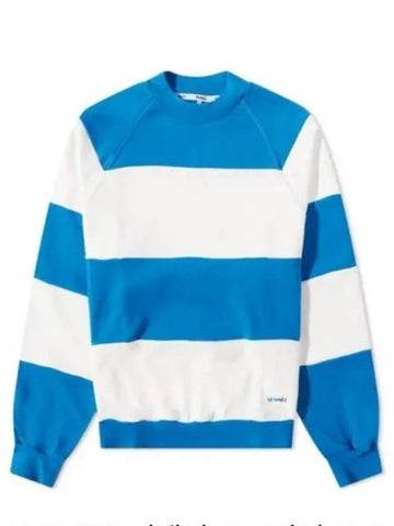 Striped Sweatshirt Blue MRTWXJER035 JER010 - SUNNEI - BALAAN 1