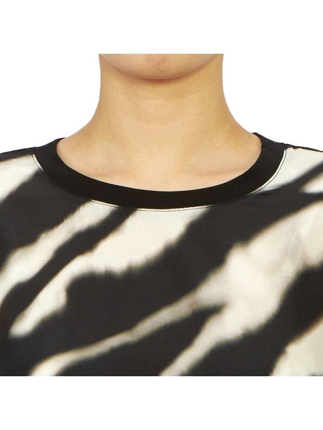 Calamai Print Long Sleeve T-shirt Black - MAX MARA - BALAAN 6