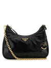 Re-Edition 2005 Leather Shoulder Bag Black - PRADA - BALAAN 1