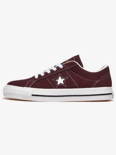 One Star Pro Suede Blood Stone BLOODSTONEwhiteBLACK - CONVERSE - BALAAN 1