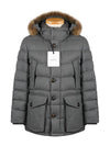 Leader Rethe down padded jacket gray - MONCLER - BALAAN 2