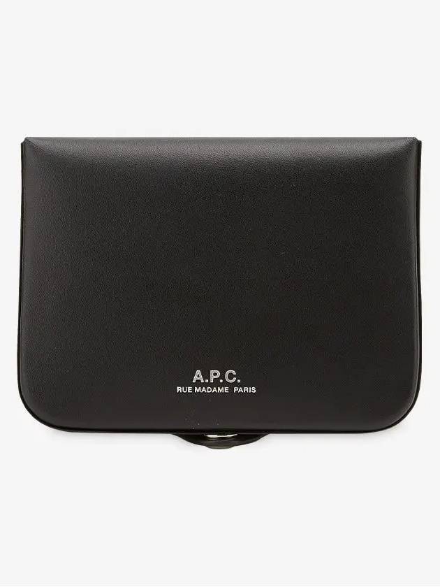 Josh Leather Coin Wallet Black - A.P.C. - BALAAN 3