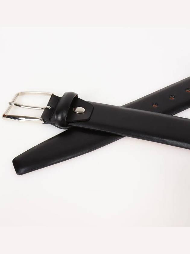 IKALOOK ITALY Simple Leather Black Suit Belt BE106 - IKALOOOK - BALAAN 3