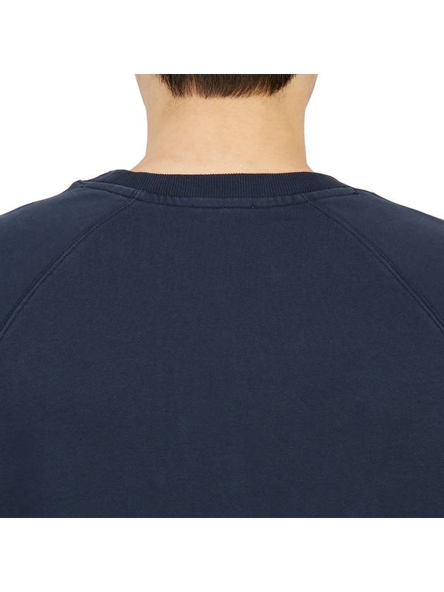 Grey Fox Head Patch Classic Sweatshirt Navy - MAISON KITSUNE - BALAAN 8