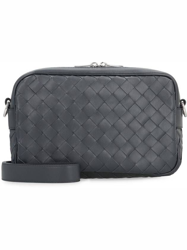 Intrecciato Camera Small Cross Bag Grey - BOTTEGA VENETA - BALAAN 3