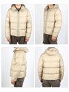 Men's Mid Layer Down Padded Jacket Beige - TEN C - BALAAN 3