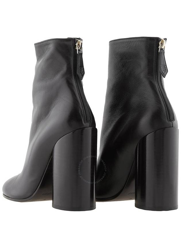 Burberry Ladies Black Anita Block-Heel Ankle Boots, Brand Size 37 ( US Size 7 ) - BURBERRY - BALAAN 3