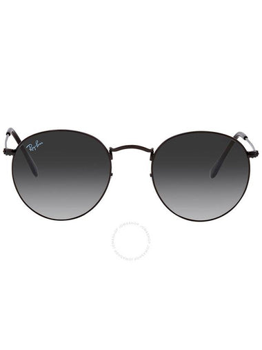 Ray Ban Round Flat Lenses Grey Gradient Unisex Sunglasses RB3447N 002/71 50 - RAY-BAN - BALAAN 1