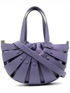 Shell Cut-out Tote Bag Purple - BOTTEGA VENETA - BALAAN 3