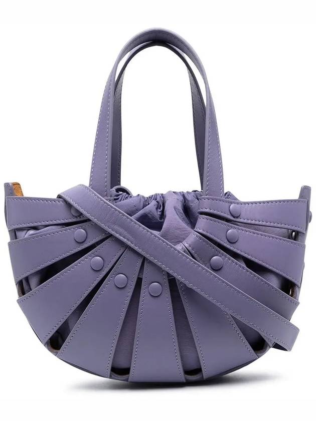 Shell Cut-out Tote Bag Purple - BOTTEGA VENETA - BALAAN 3