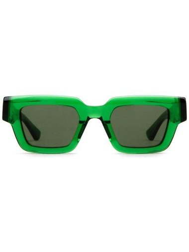 Eyewear Rectangle Sunglasses Green - BOTTEGA VENETA - BALAAN 1